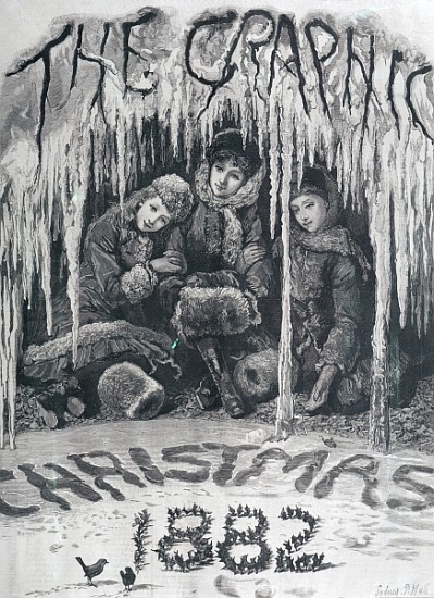 Front cover of ''The Graphic'', Christmas 1882 od Sydney Prior Hall