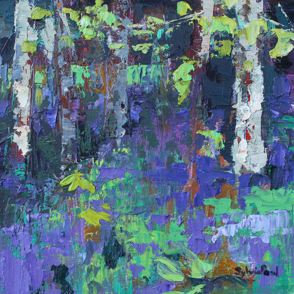 Deep in the Bluebell Wood od Sylvia  Paul