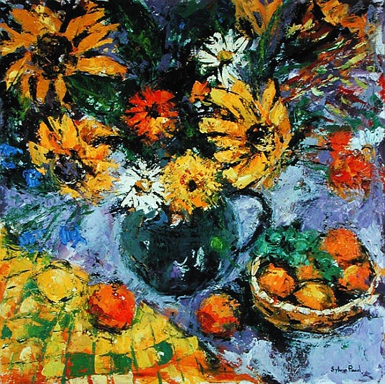 Garden Sunflowers od Sylvia  Paul