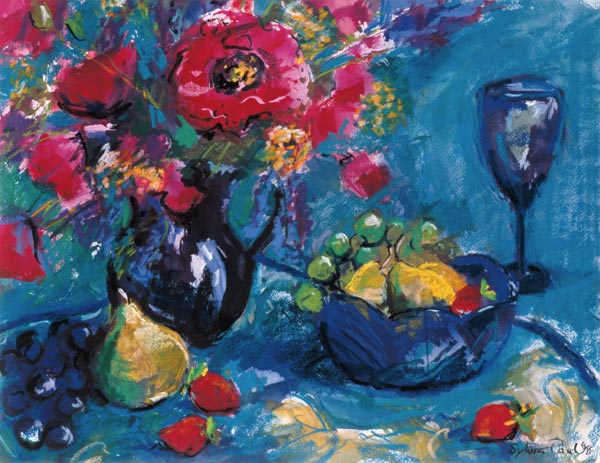 Still Life with Blue Glass, 1999  od Sylvia  Paul