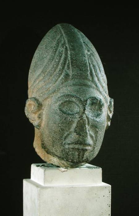 Head of a  god, from Jabbil, Northern Syria od Syrian