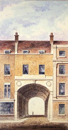 The Improved Entrance to Scotland Yard od T. Chawner