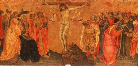Crucifixion, predella panel od Taddeo  di Bartolo