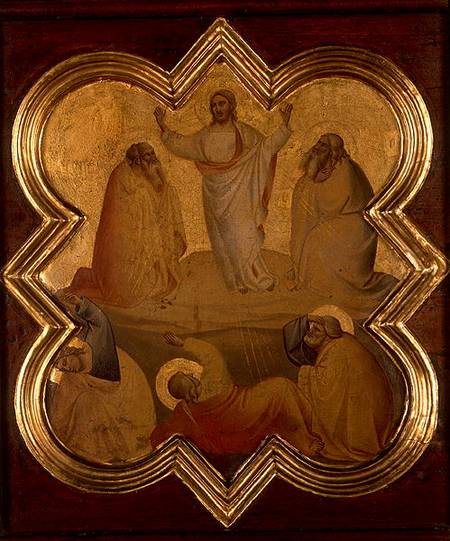 The Transfiguration (tempera & gold leaf on panel) od Taddeo Gaddi