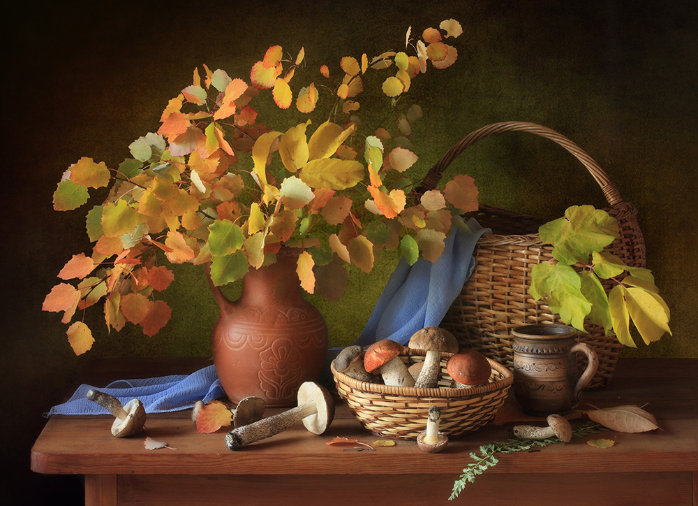 Autumn still life with mushrooms od Tatyana Skorokhod (Татьяна