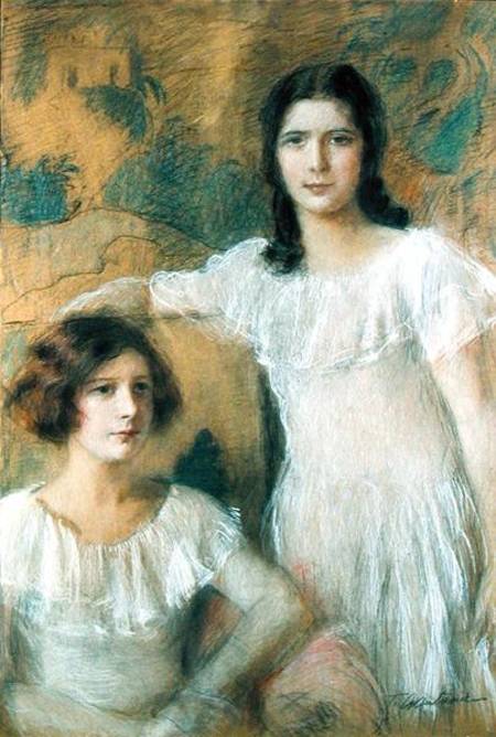 Portrait of Two Girls od Teodor Axentowicz