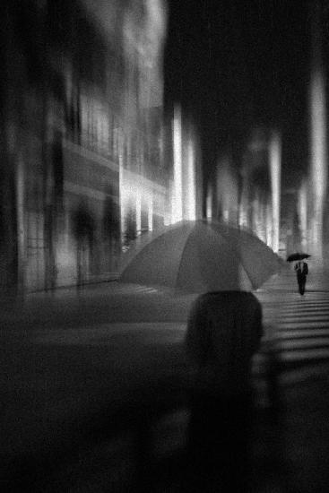 Rainy street at night...
