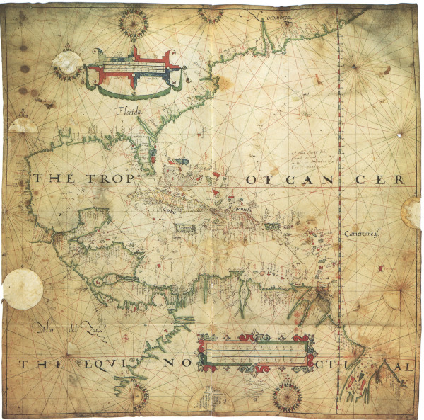 Central America , Map by Th.Hood od Th. Hood