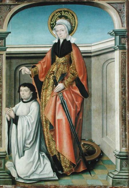 St. Catherine of Alexandria od The Master of Kappenberg