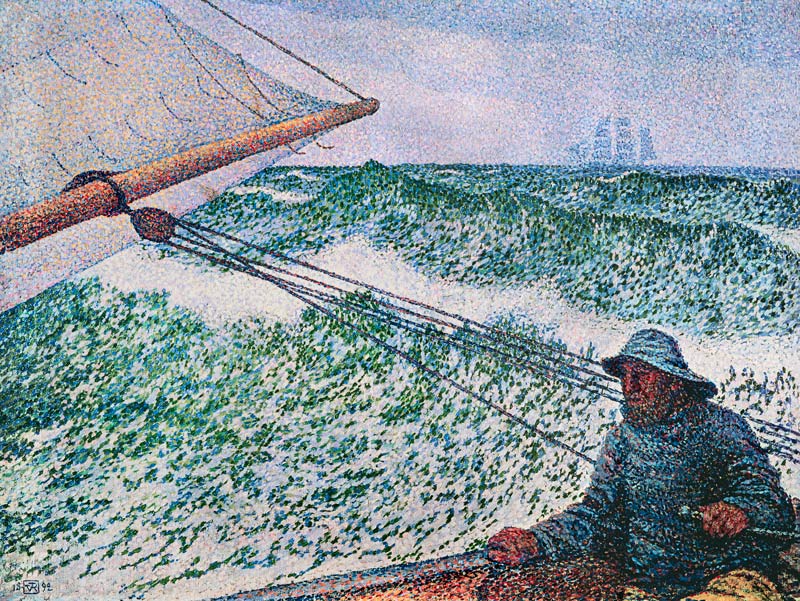 The man at the oar od Theo van Rysselberghe