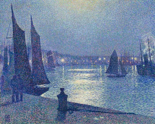 moonlit night in Boulogne