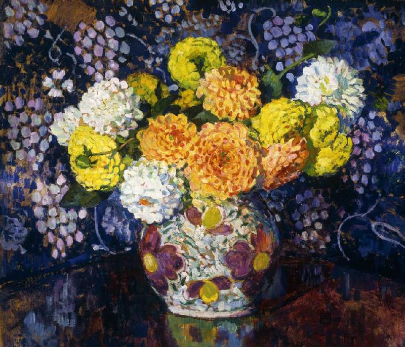 Vase mit Blumen od Theo van Rysselberghe