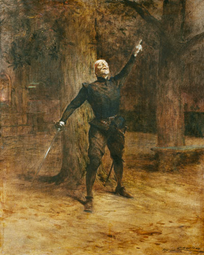 Constant Coquelin (1841-1909) as Cyrano de Bergerac od Theobald Chartran
