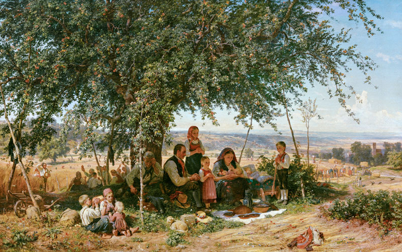 prayer on the crop od Theodor Schüz