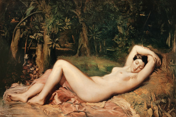 Sleeping nymph od Théodore Chassériau