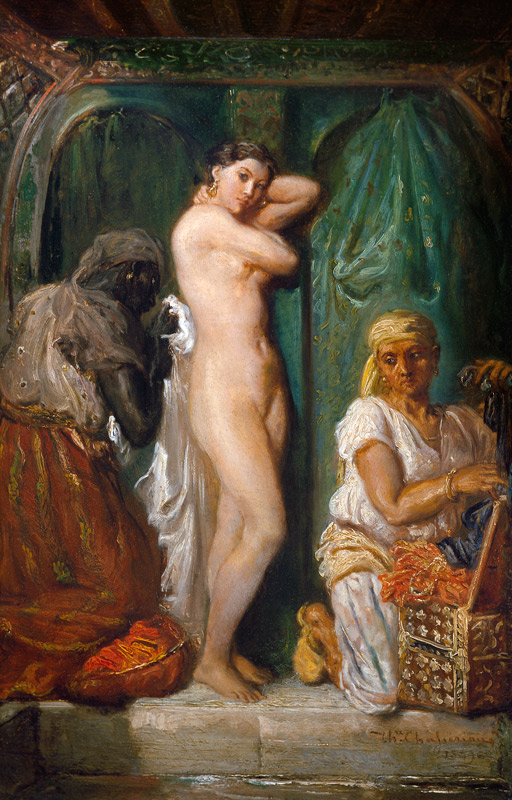 The Bath in the Harem od Théodore Chassériau