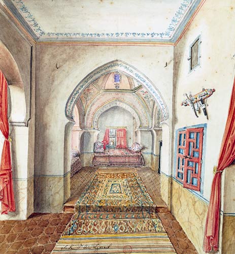 A Moorish Interior, Algiers  on od Theodore Leblanc