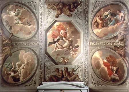 The Apotheosis of Hercules, ceiling painting od Theodorus van der Schuer