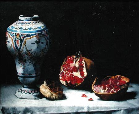Still Life with a Pomegranate od Théodule-Augustin Ribot