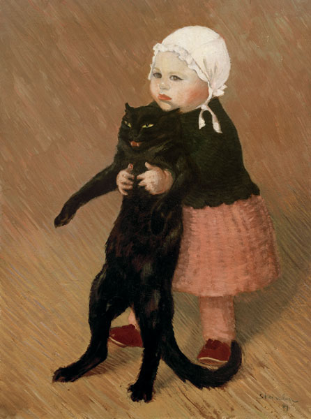 La fillette au chat od Théophile-Alexandre Steinlen