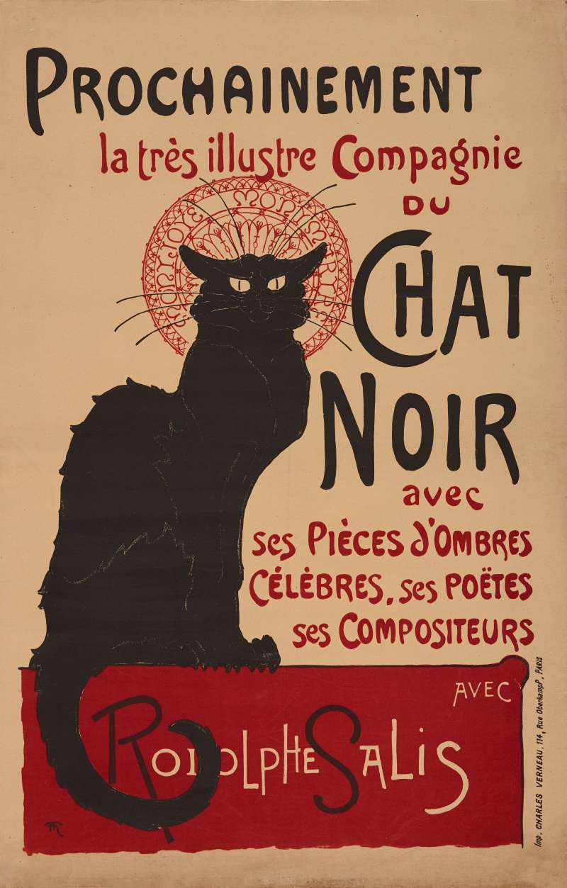 Prochainement la trés illustre Compagnie du Chat Noir avec Rodolphe Salis (2 od Théophile-Alexandre Steinlen