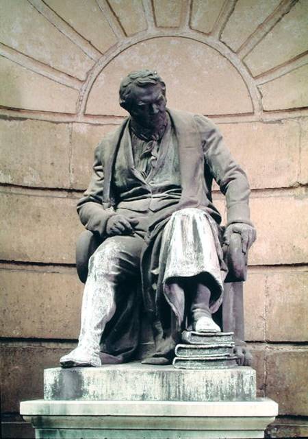 Statue of Francois Broussais (1772-1838) od Theophile Francois Marcel Bra