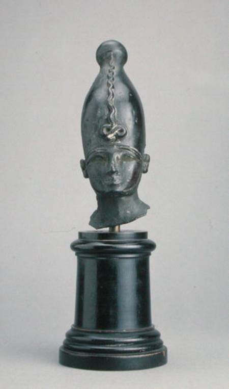 Head of the god Osiris od Third Intermediate Period Egyptian