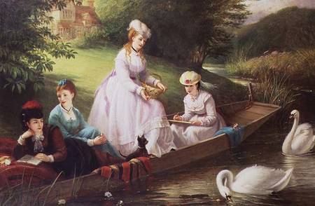 The Thames Swans od Thomas Brooks