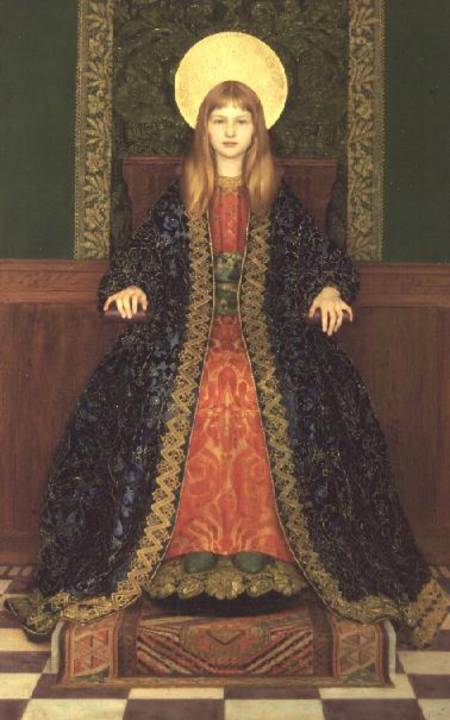 The Child Enthroned od Thomas Cooper Gotch