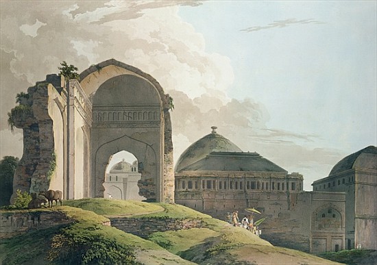 The Ruins of the Palace at Madurai od Thomas Daniell