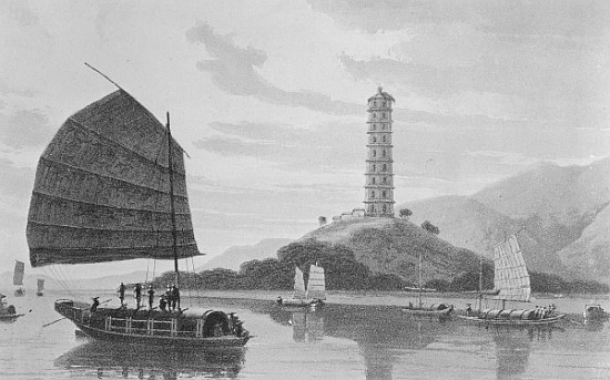 Whampoa Pagoda od Thomas Daniell