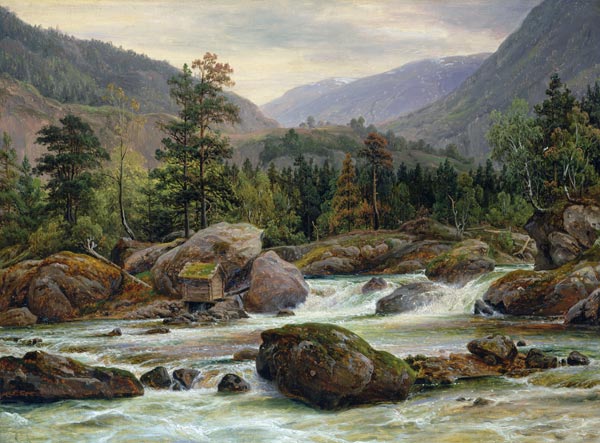 Norwegian Waterfall od Thomas Fearnley