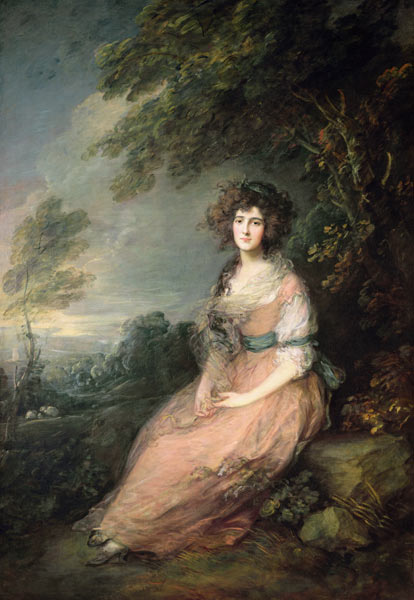 Mrs. Richard Brinsley Sheridan od Thomas Gainsborough