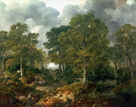 Gainsborough''s Forest (''Cornard Wood''), c.1748 od Thomas Gainsborough