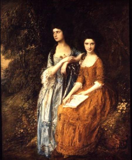 The Linley Sisters (Mrs. Sheridan and Mrs. Tickell) od Thomas Gainsborough