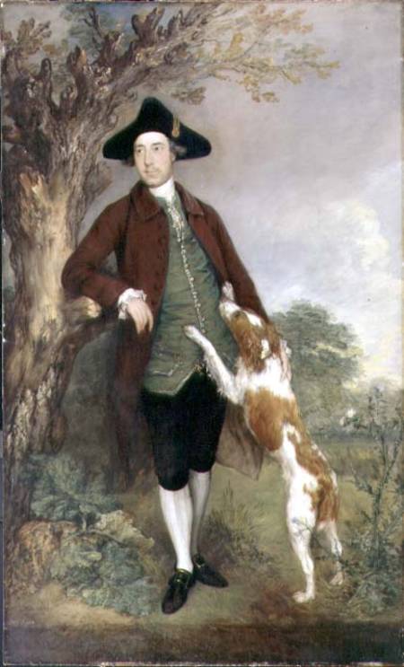 Portrait of George Venables Vernon, 2nd Lord Vernon od Thomas Gainsborough
