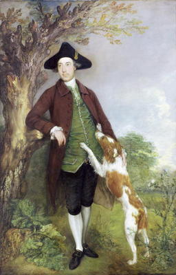 Portrait of George Venables Vernon, 2nd Lord Vernon, 1767 (oil on canvas) (see 96678) od Thomas Gainsborough
