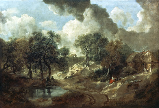Suffolk Landscape od Thomas Gainsborough