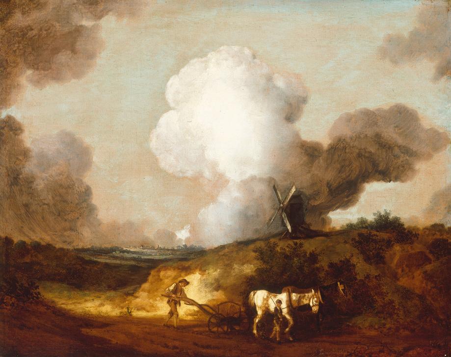 The Suffolk Plough od Thomas Gainsborough