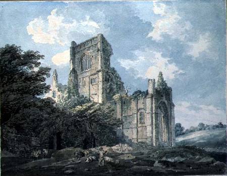 Kirkstall Abbey, Yorkshire od Thomas Girtin
