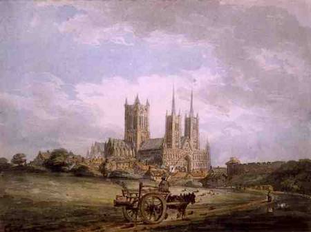 Lincoln Cathedral od Thomas Girtin