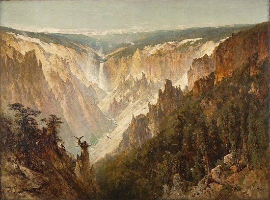 The Grand Canyon of the Yellowstone od Thomas Hill