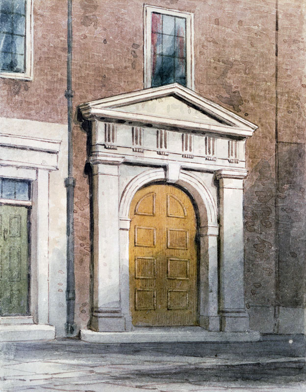 The Entrance to Masons'' Hall od Thomas Hosmer Shepherd