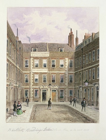 Bartlett''s Buildings, Holborn od Thomas Hosmer Shepherd