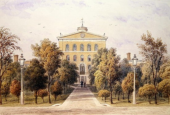 Governor''s House, Tothill Fields New Prison od Thomas Hosmer Shepherd
