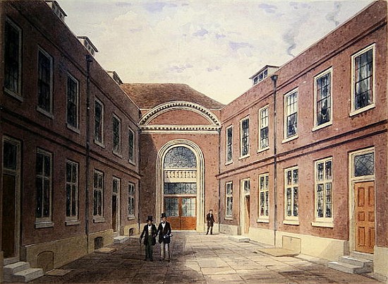 The Inner Court of Girdlers Hall Basinghall Street od Thomas Hosmer Shepherd