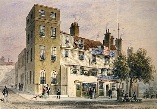 The Old George on Tower Hill od Thomas Hosmer Shepherd