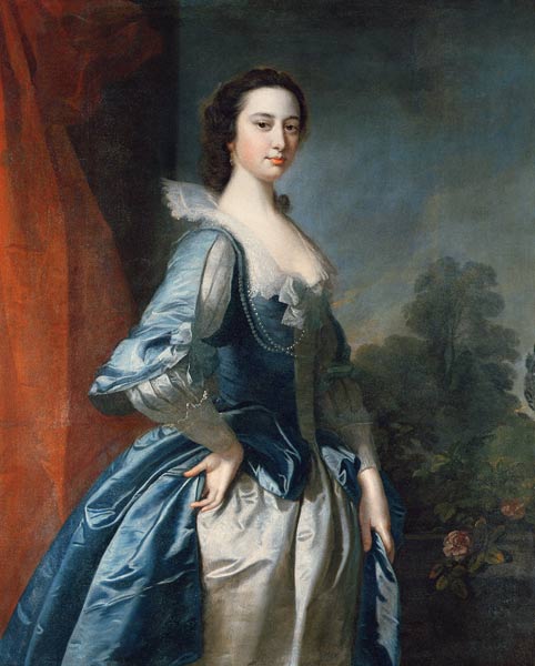Portrait of a Lady od Thomas Hudson
