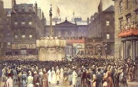 The Presentation of the Restored Market Cross, Edinburgh, to the Magistrates Council by the Right Ho
