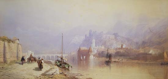 Heidelberg od Thomas Miles Richardson d.Ä.
